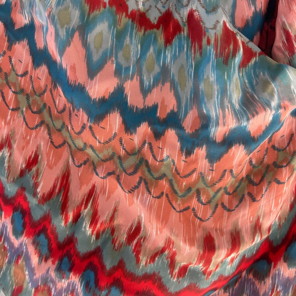 Haute Hippie Silk Georgette Multicolor Halter Top Small - Picture 2 of 6